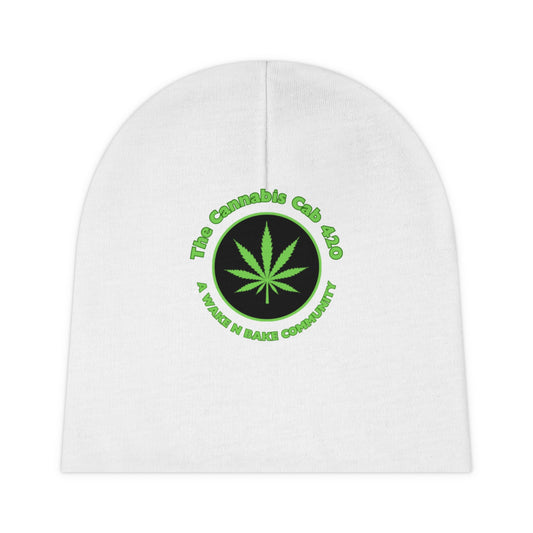 A Wake ‘n Bake Community Baby Beanie (AOP)